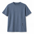 ContourEase Modular Crew Tee – Slate Blue Unisex Tee, One Size