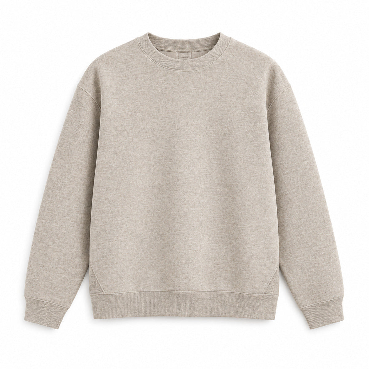 RidgeLine Crew Sweatshirt – Heather Oat Unisex Sweatshirt, One Size