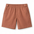 FoldTab Pull-On Shorts – Muted Clay Unisex Shorts, One Size