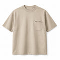 ArcPocket Box Tee – Sand Beige Unisex Tee, One Size