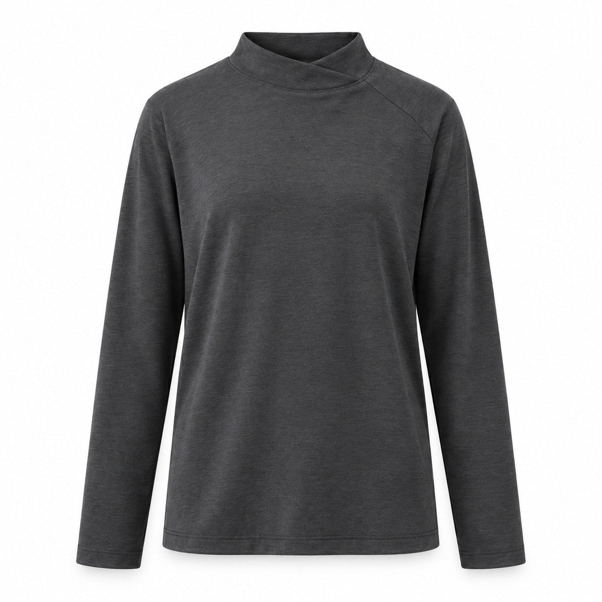 PivotNeck Lightweight Top – Charcoal Gray Unisex Top, One Size