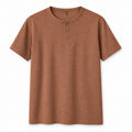 LoopPlacket Everyday Henley – Warm Clay Unisex Henley, One Size