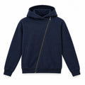 SplitPath Zip Hoodie – Deep Navy Unisex Hoodie, One Size