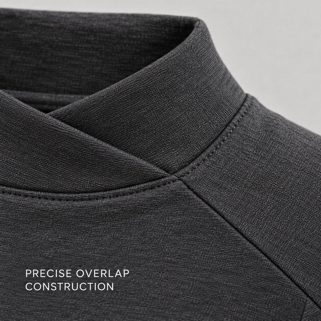 PivotNeck Lightweight Top – Charcoal Gray Unisex Top, One Size