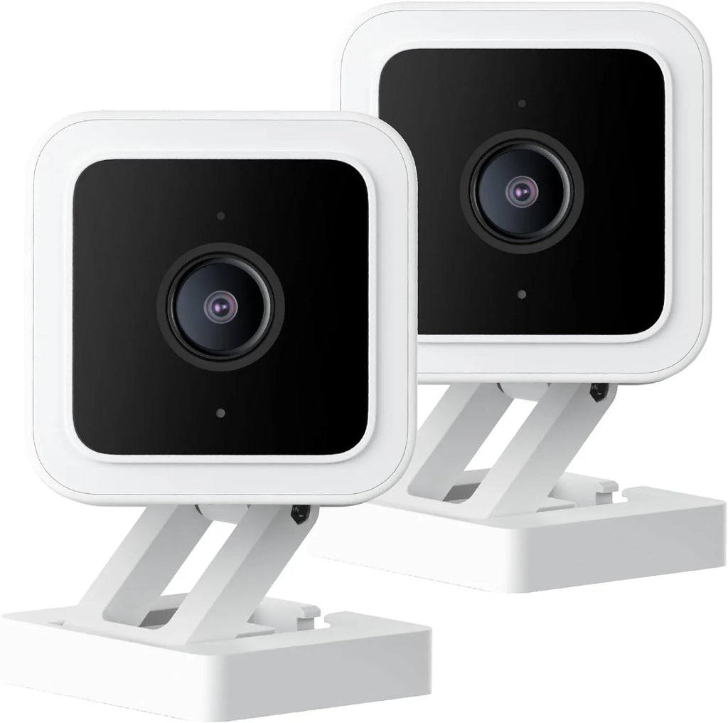 With Color Night Vision, Wired 1080p HD Indoor/Outdoor Security Camera, 2-Way Audio, Works with Alexa, Google Assistant, and IFTTT, 2-Pack