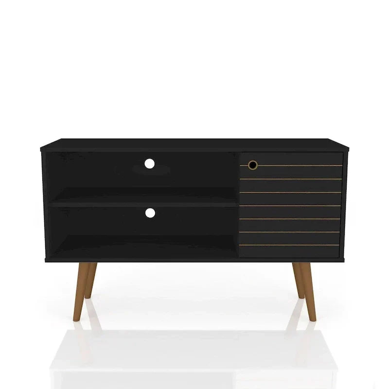 Mid-Century Modern Liberty Dual-Shelf TV Console