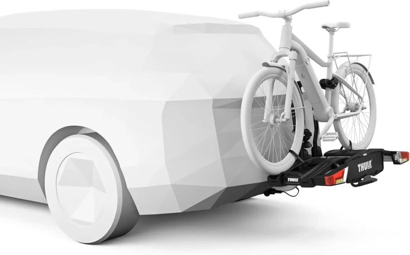 2-Bike Foldable Hitch Rack, Silver