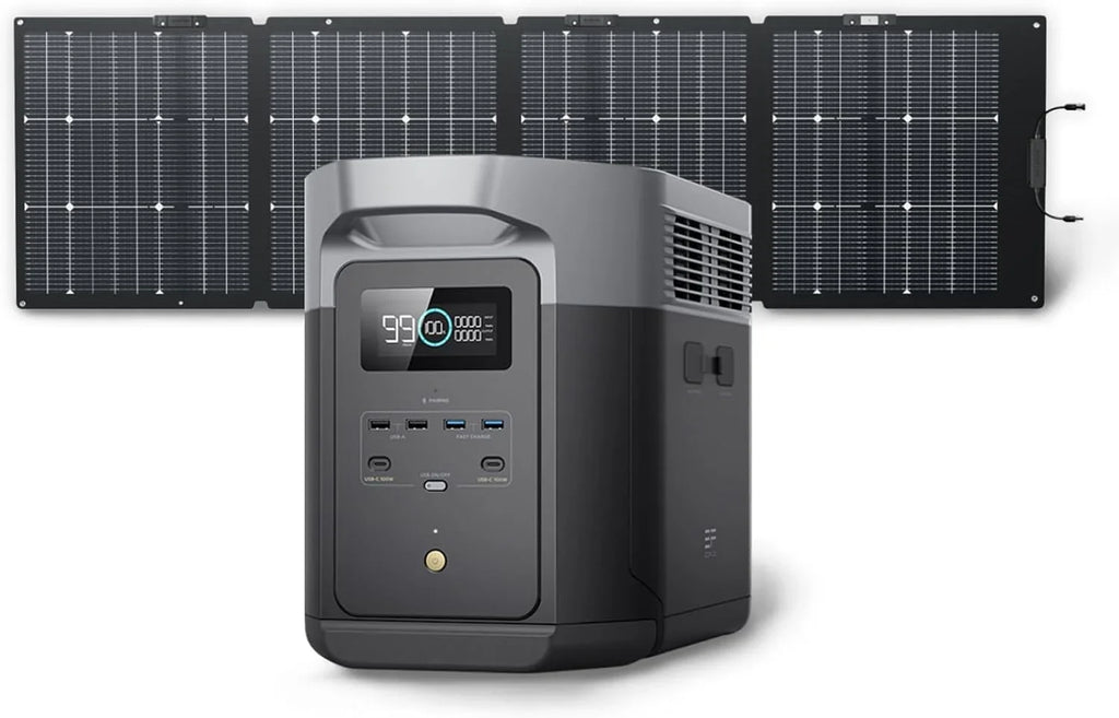 Portable Power Station –2400W Solar Generator