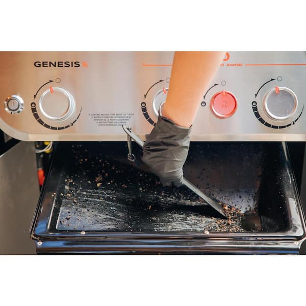 Genesis E - 325s 3 - Burner Propane Gas Grill in Black with Built - in Thermometer