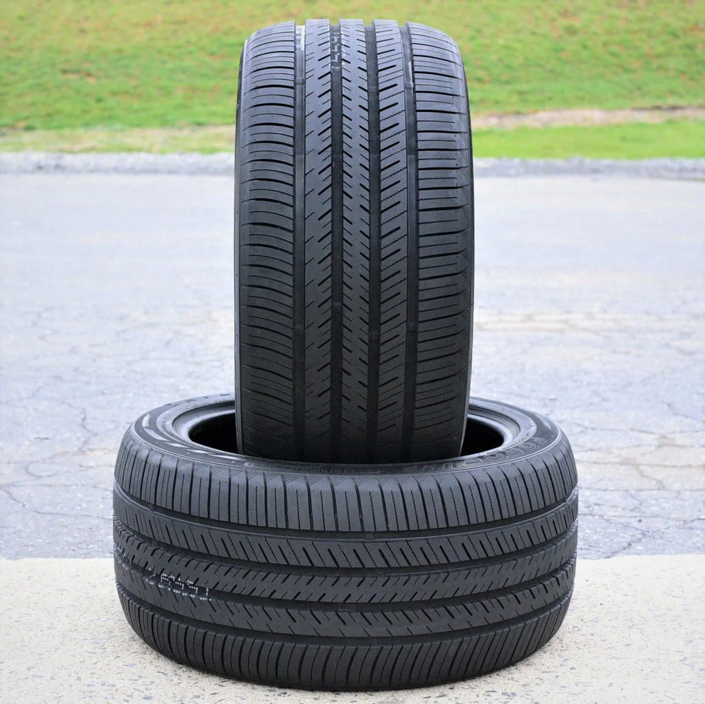 A set of 4 (4)265/35R20 99Y XL high-performance full-season tires for: 2015-23 Ford Mustang EcoBoost Premium, 2012-13 Audi A7 Quattro Base