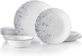 Corelle Indigo Speckle 18-Piece Glass Dinnerware Set (Service for 6)