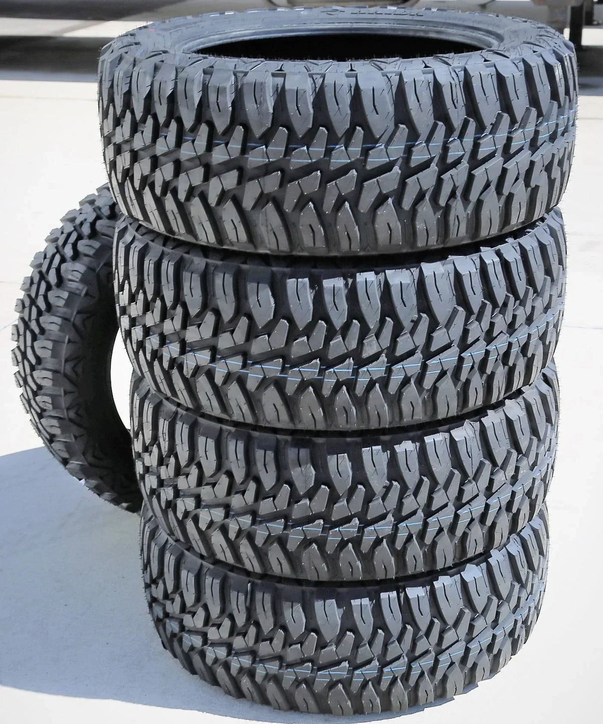Set of 4 (four) 275/65R20 126/123Q E (10 ply) M/T mud tires