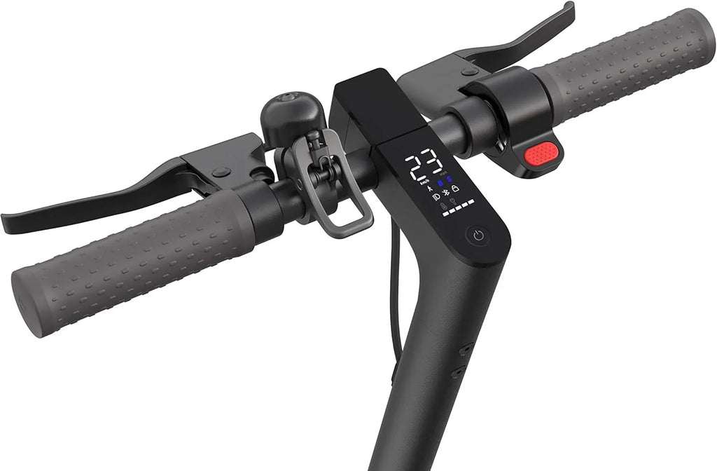 Xiaomi E-Scooter with German Road Legal (Max 20 km/h, Up to 70 km Range & 25 Percent Incline, Pneumatic Tyres, Dual Brakes, Display, Aluminium Body, App)
