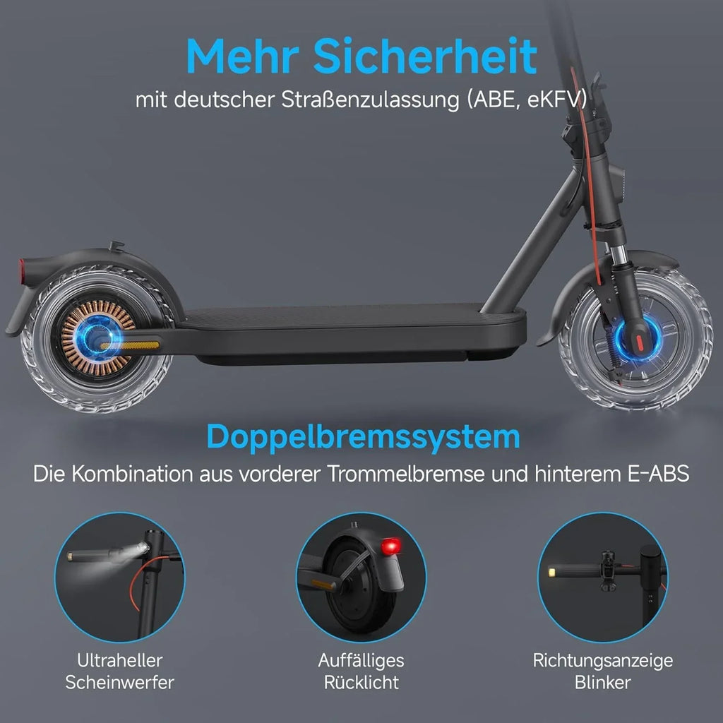 Xiaomi E-Scooter with German Road Legal (Max 20 km/h, Up to 70 km Range & 25 Percent Incline, Pneumatic Tyres, Dual Brakes, Display, Aluminium Body, App)