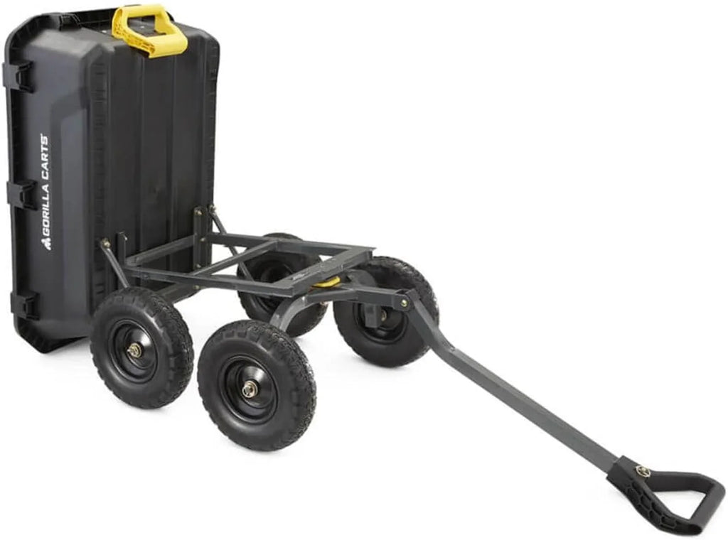 7GCG-NF Heavy-Duty Poly Dump Garden Cart, 7 Cu. Ft., 1,200-Lb. Capacity