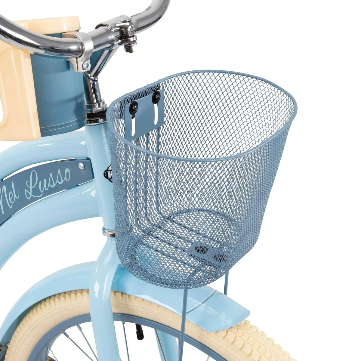 2025 nel Lusso Classic Cruiser Bike with Perfect Fit Frame, Women's, Light Blue, 26"