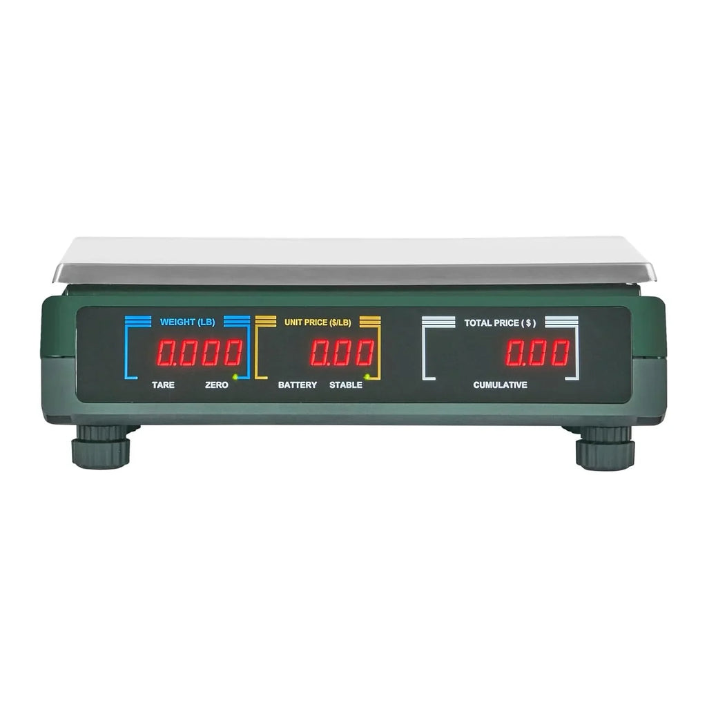 Electronic Price Computing Scale, 66 LB Digital Deli Weight Scales, LED Digital Commercial Food Fruit Meat Produce Counting Weight, for Retail Outlet Store, Kitchen, Restaurant Market, Farmer
