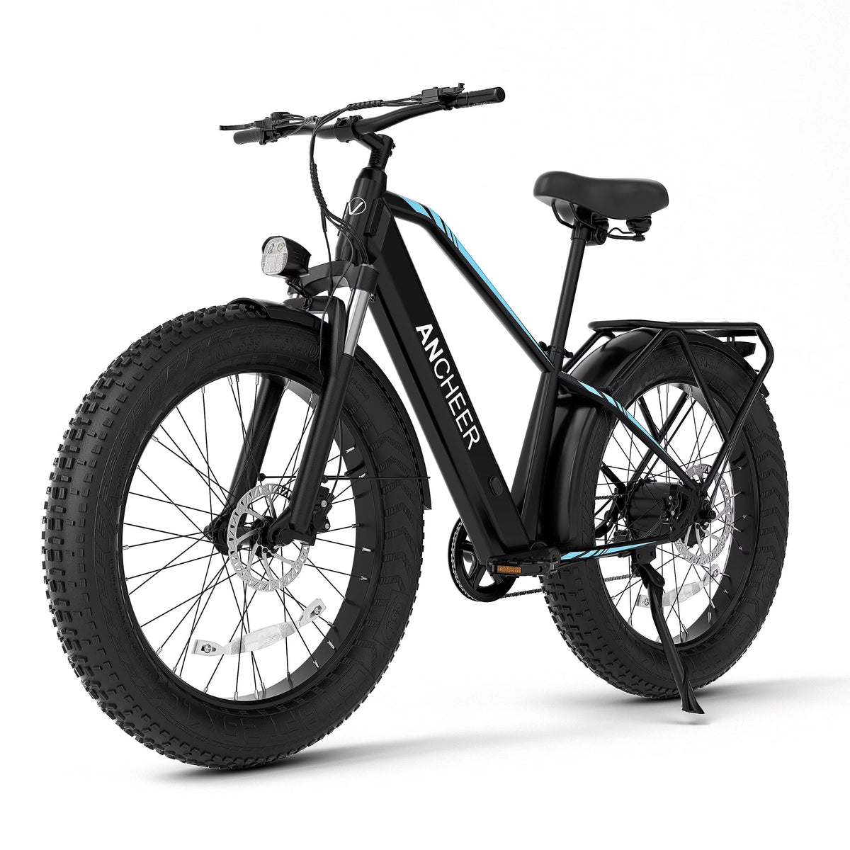 ANCHEER Electric Bike for Adults Peak 1000W Electric Bicycle 48V 15AH Battery Electric Bike 26" x 4.0" Fat Tire