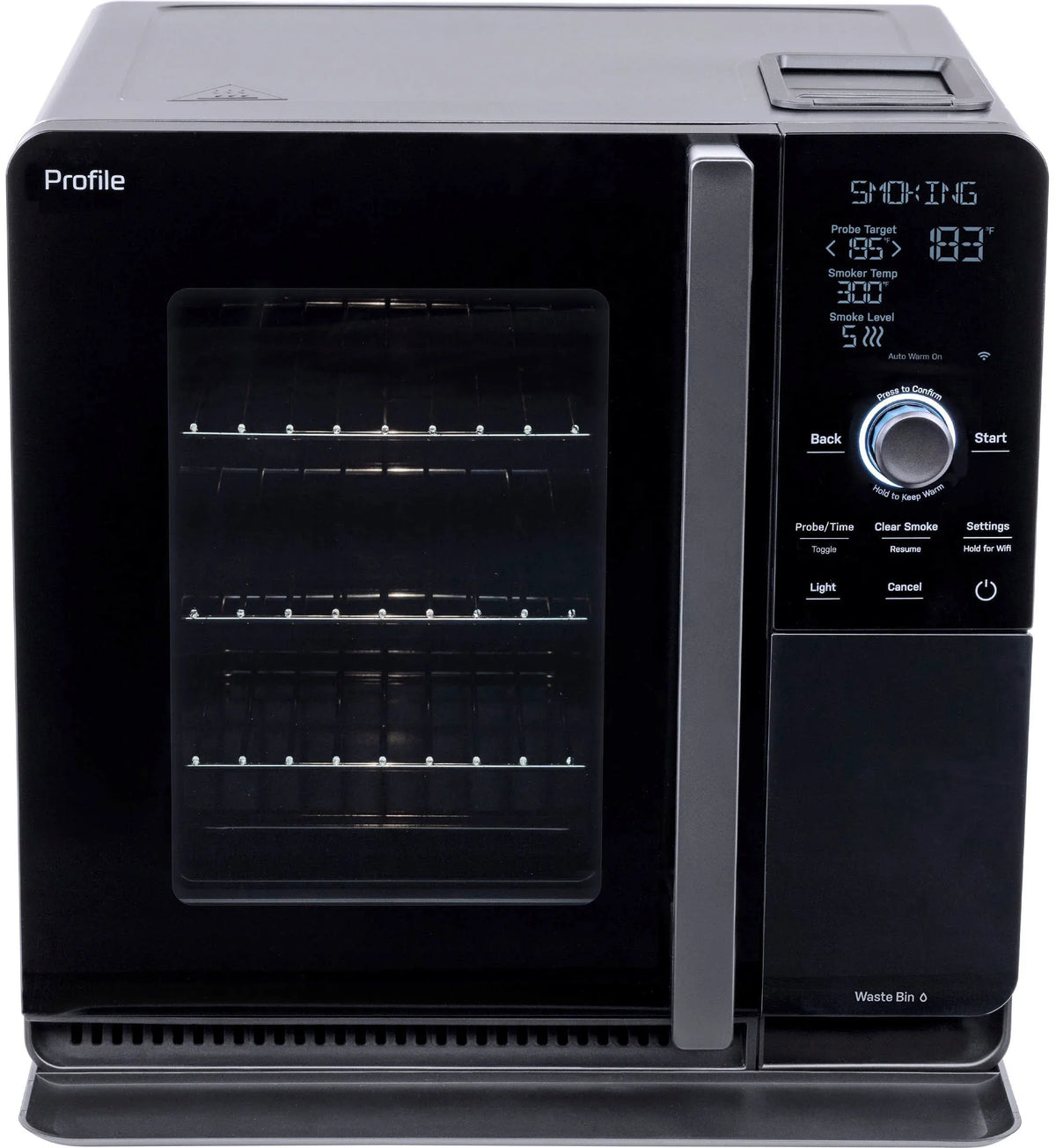 2025 GE Profile – Smart Indoor Smoker – Black