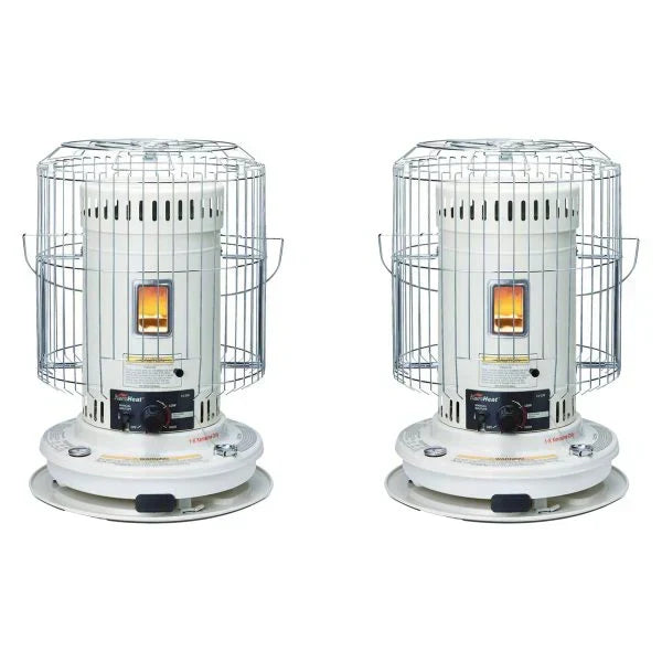 23,500 BTU Indoor Outdoor Convection Kerosene Heater, 2 Pack