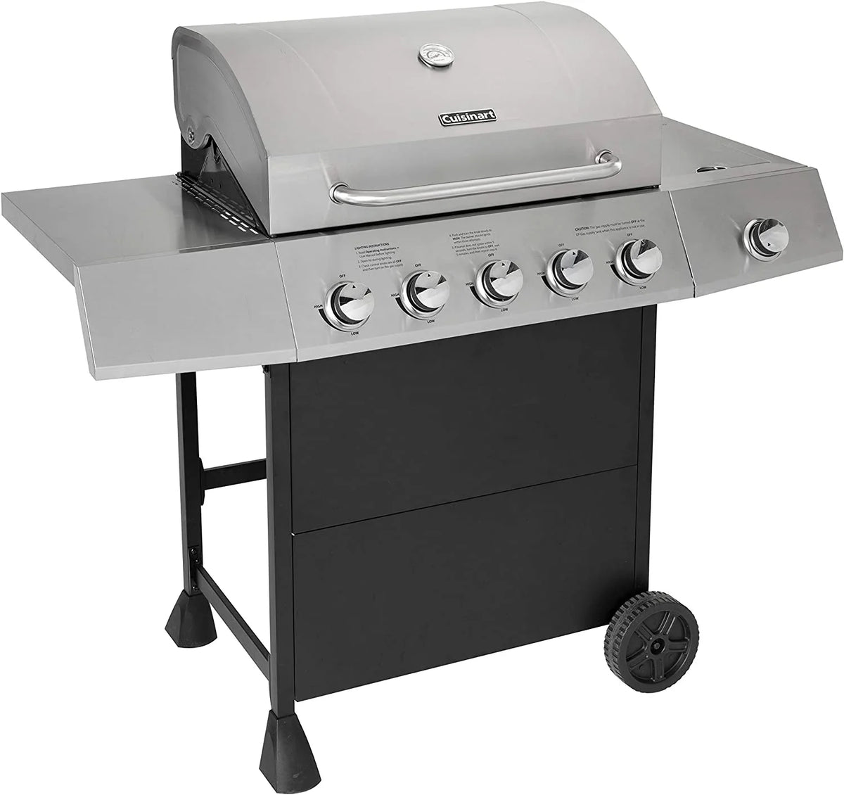 CGG-8500 Five-Burner Gas Grill with Side Burner