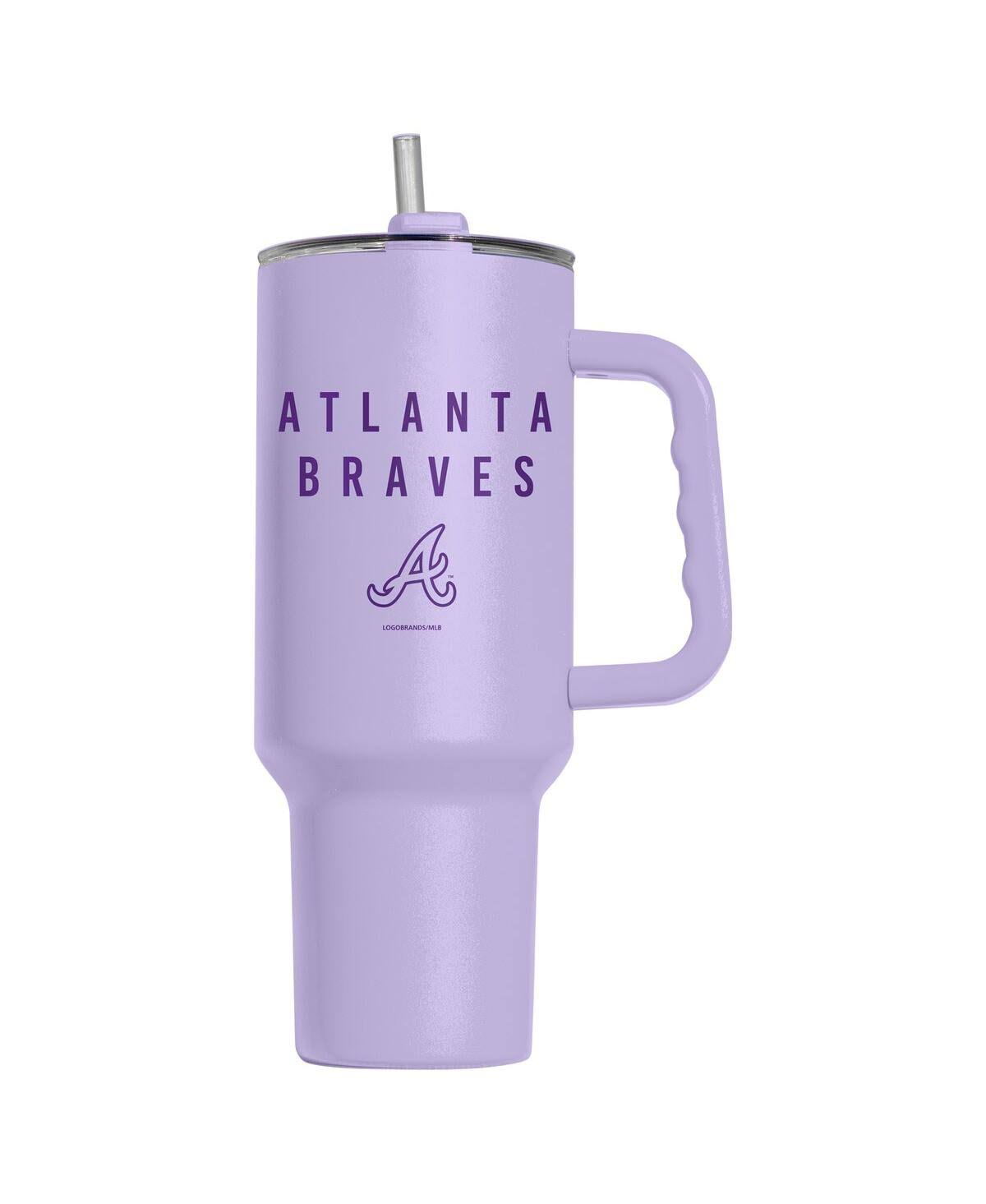 Logo Brands Atlanta Braves 40 oz Lavender Soft Touch Tumbler - Purple