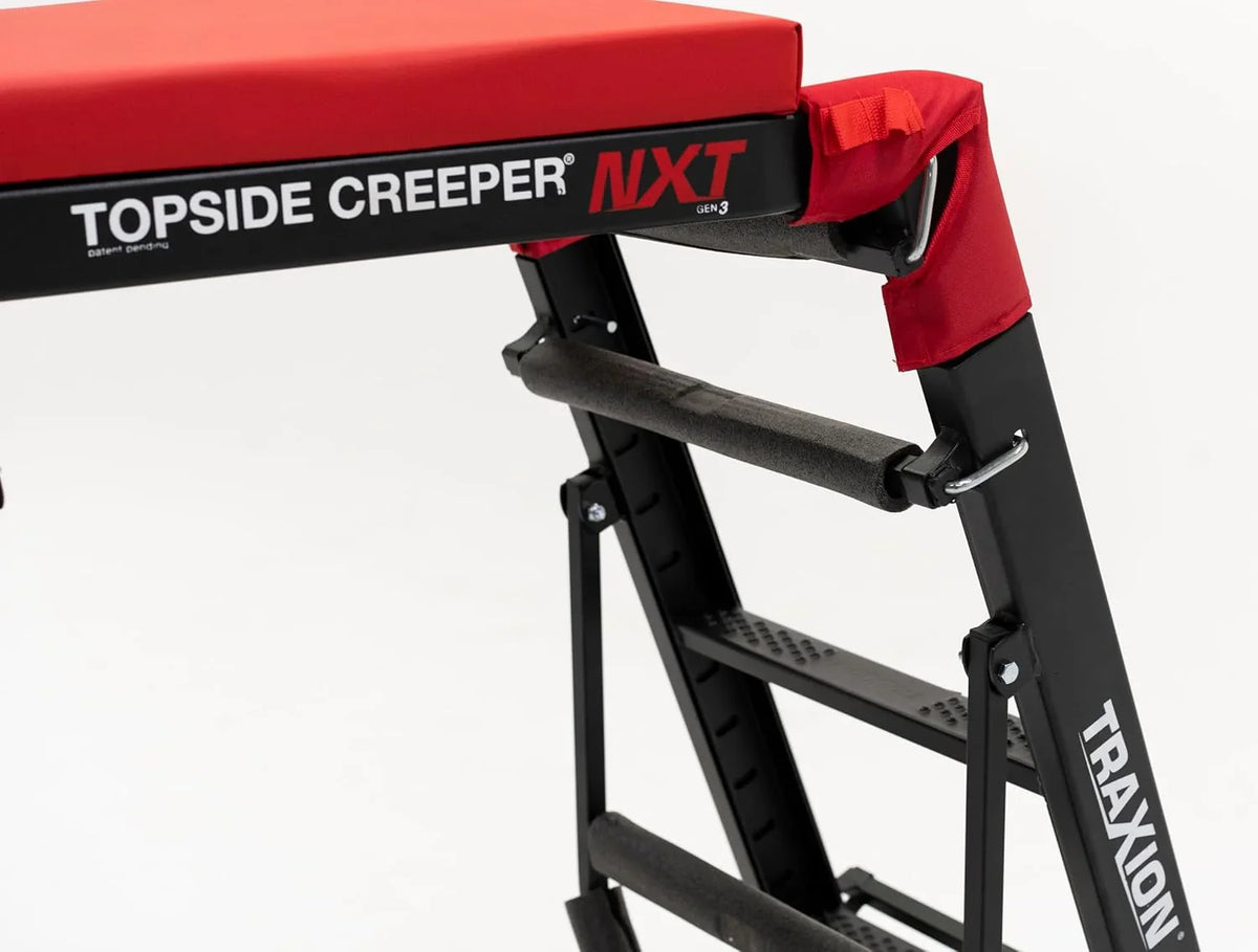 Traxion 3-200 NXT Foldable Topside Engine Creeper, Black