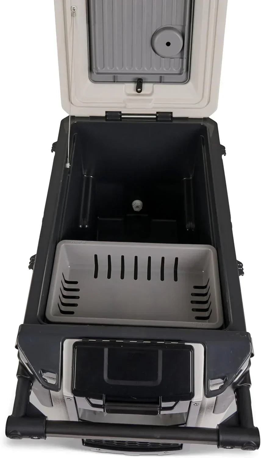 70Qt Wheeled Cooler Insulated Hard Shell Ice Chest