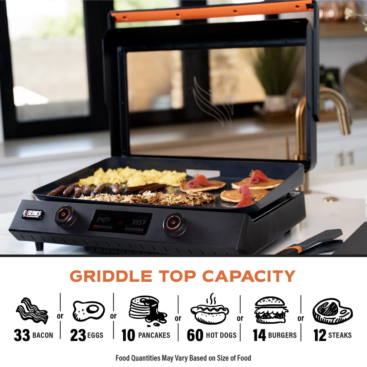 Blackstone E - Series 2 - Burner 22" Electric Tabletop Griddle with Prep Cart