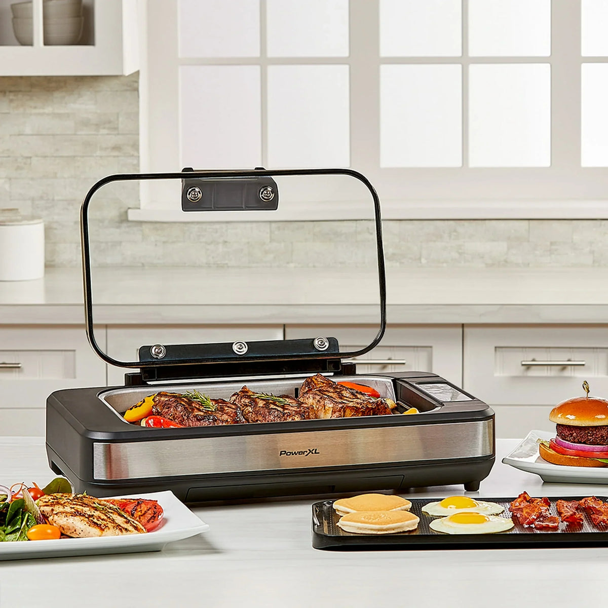 Powerxl Smokeless Grill Elite, Airflow Technology, Smoke Capture Fan