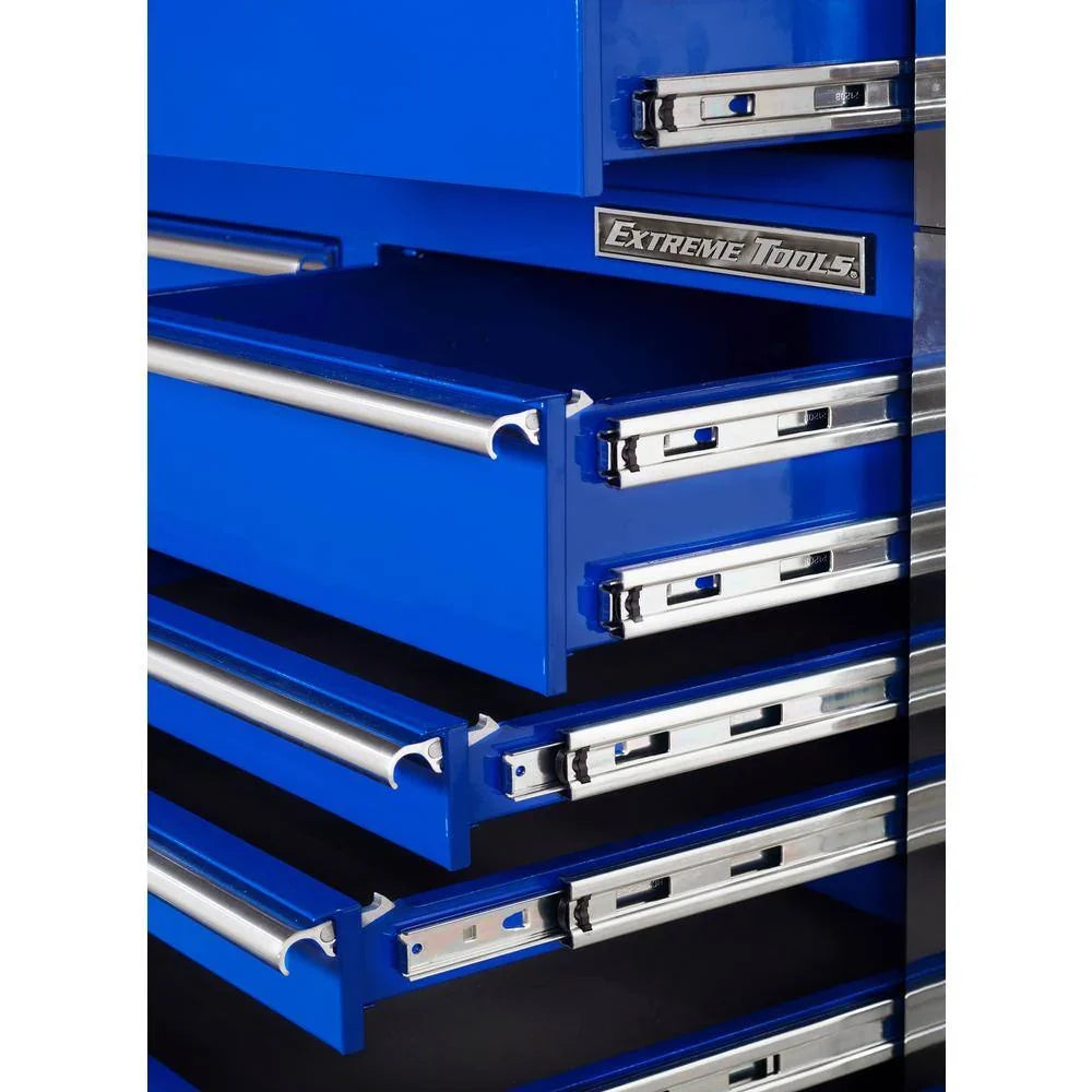 55 in. 12-Drawer Roller Cabinet Tool Chest in Blue