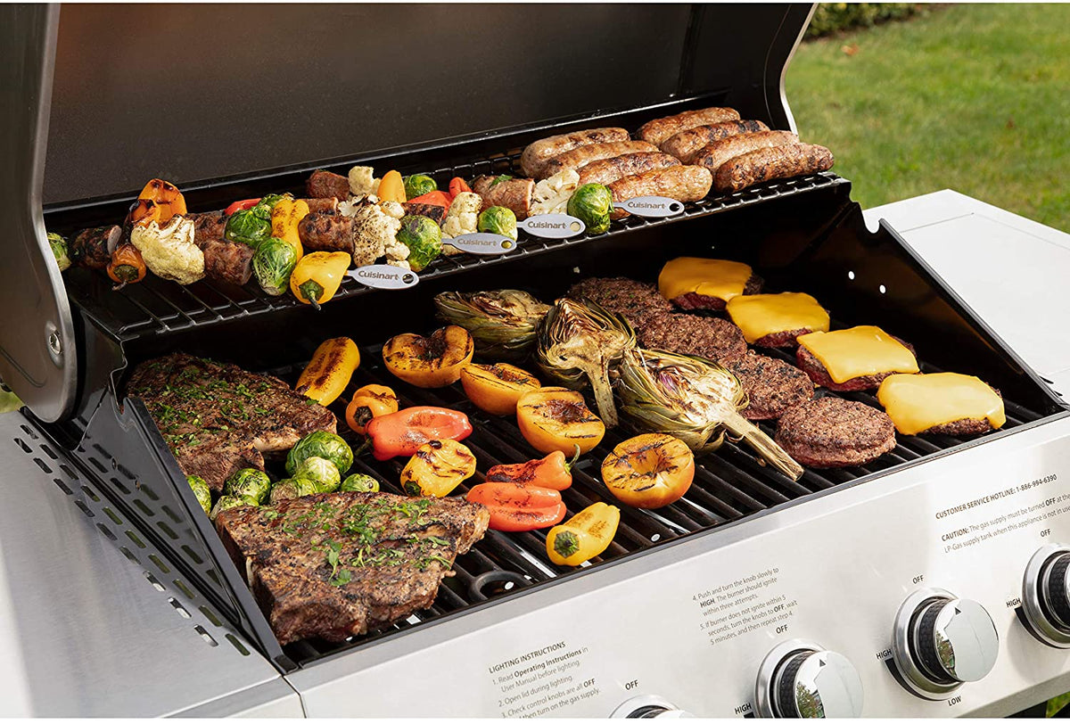 CGG-8500 Five-Burner Gas Grill with Side Burner