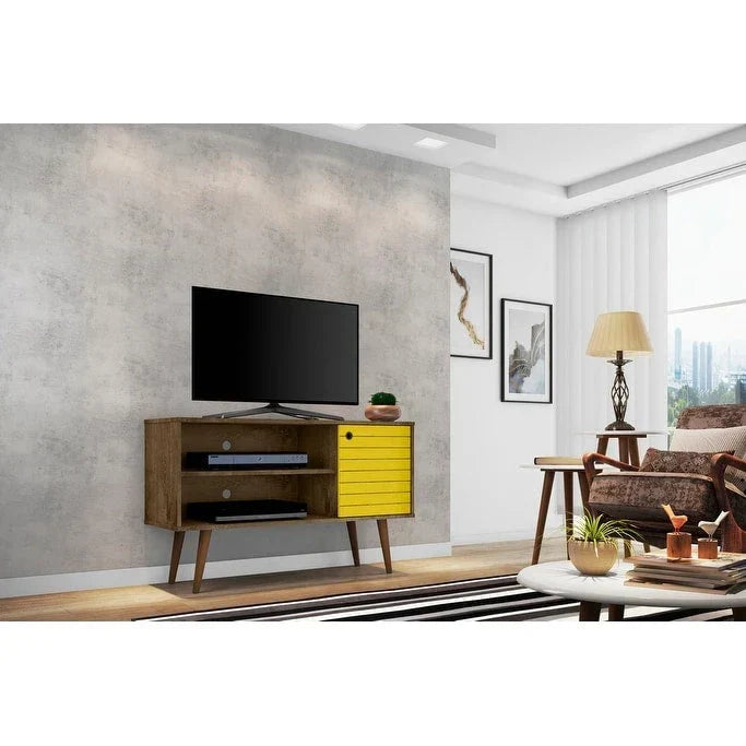 Mid-Century Modern Liberty Dual-Shelf TV Console