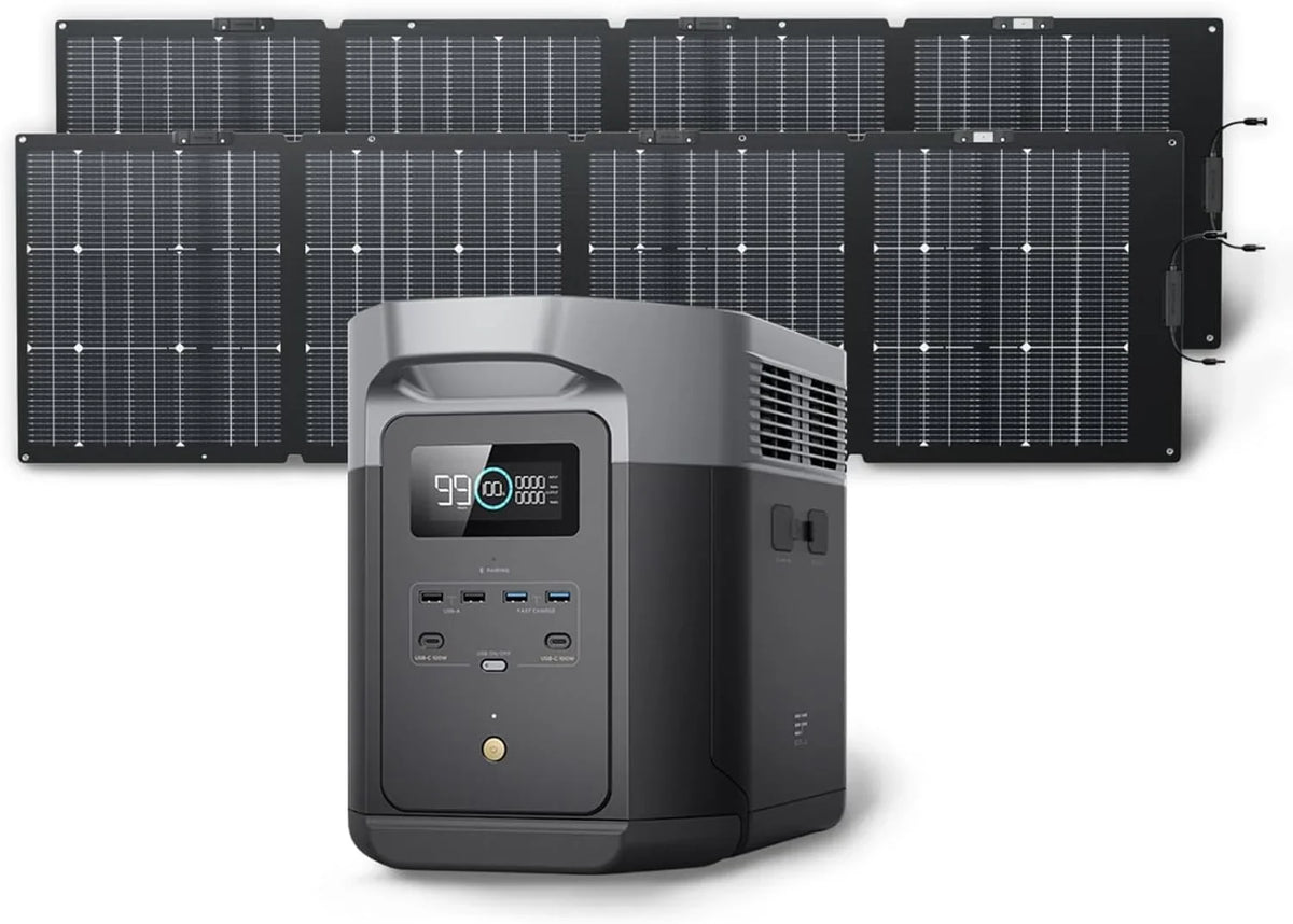 Portable Power Station –2400W Solar Generator