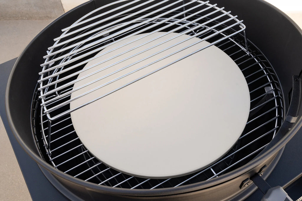 Expert Grill Kettle Cart with Pizza Accessories and Warming Rack