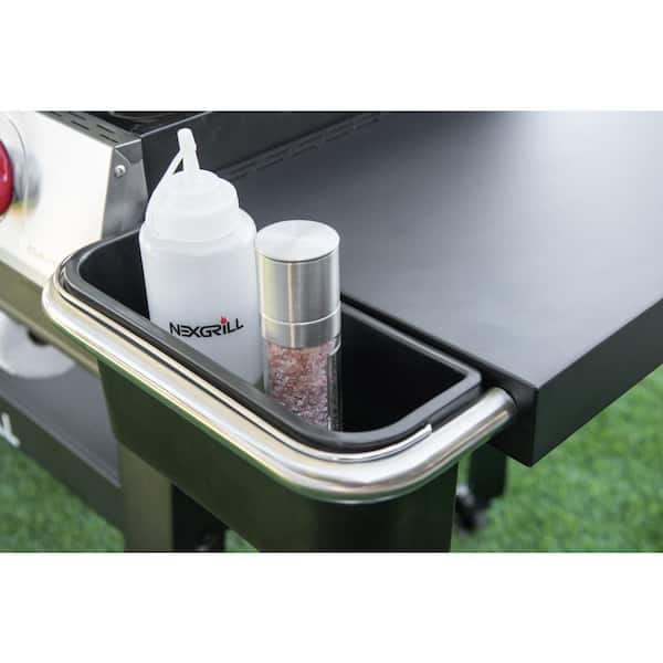 Daytona 3-Burner 30 in. Propane Gas Griddle in Black with Lid