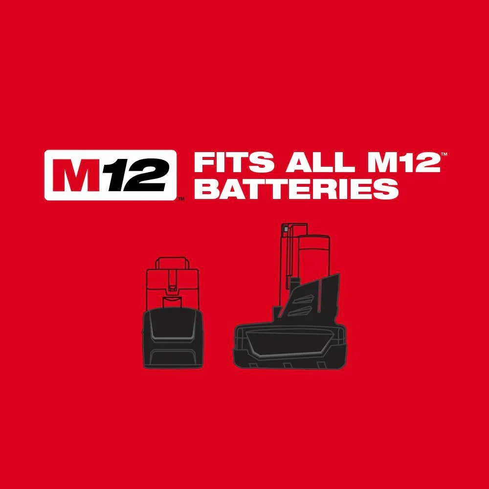 2567-22 M12 FUEL 12V Lithium-Ion Brushless Cordless High Speed 3/8 in. Ratchet Kit w/(2) Batteries, Charger and Bag