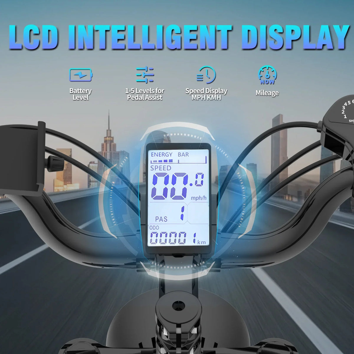 YVY 1500W Electric Bike for Adults, 33MPH 20'' Fat Tire Electric Motorcycle, 48V 20AH Removable Battery, 30 - 60