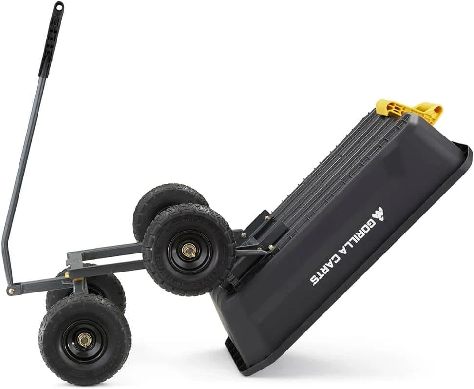 7GCG-NF Heavy-Duty Poly Dump Garden Cart, 7 Cu. Ft., 1,200-Lb. Capacity