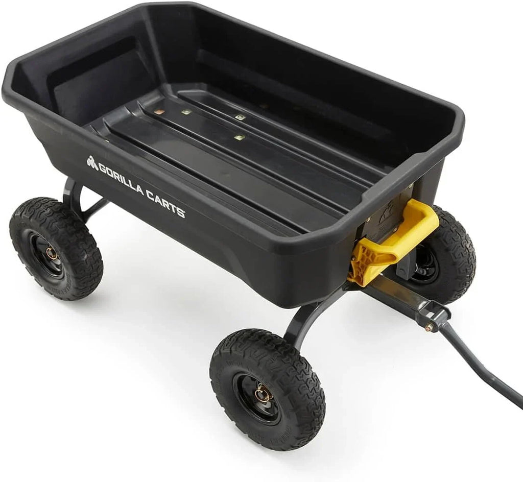 7GCG-NF Heavy-Duty Poly Dump Garden Cart, 7 Cu. Ft., 1,200-Lb. Capacity