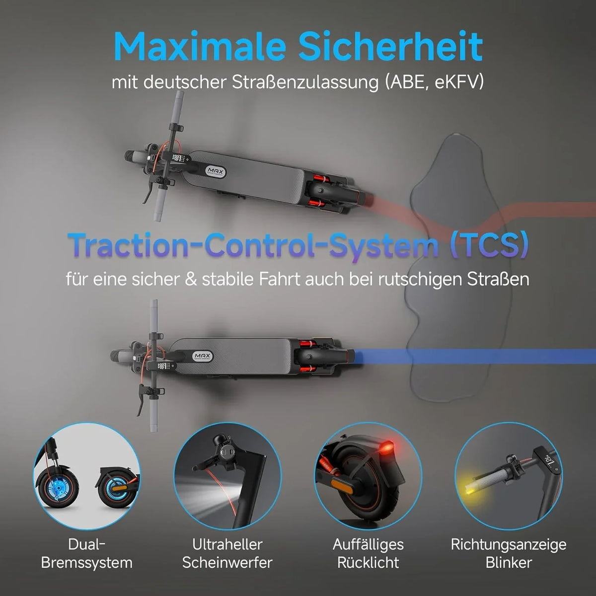 Xiaomi E-Scooter with German Road Legal (Max 20 km/h, Up to 70 km Range & 25 Percent Incline, Pneumatic Tyres, Dual Brakes, Display, Aluminium Body, App)