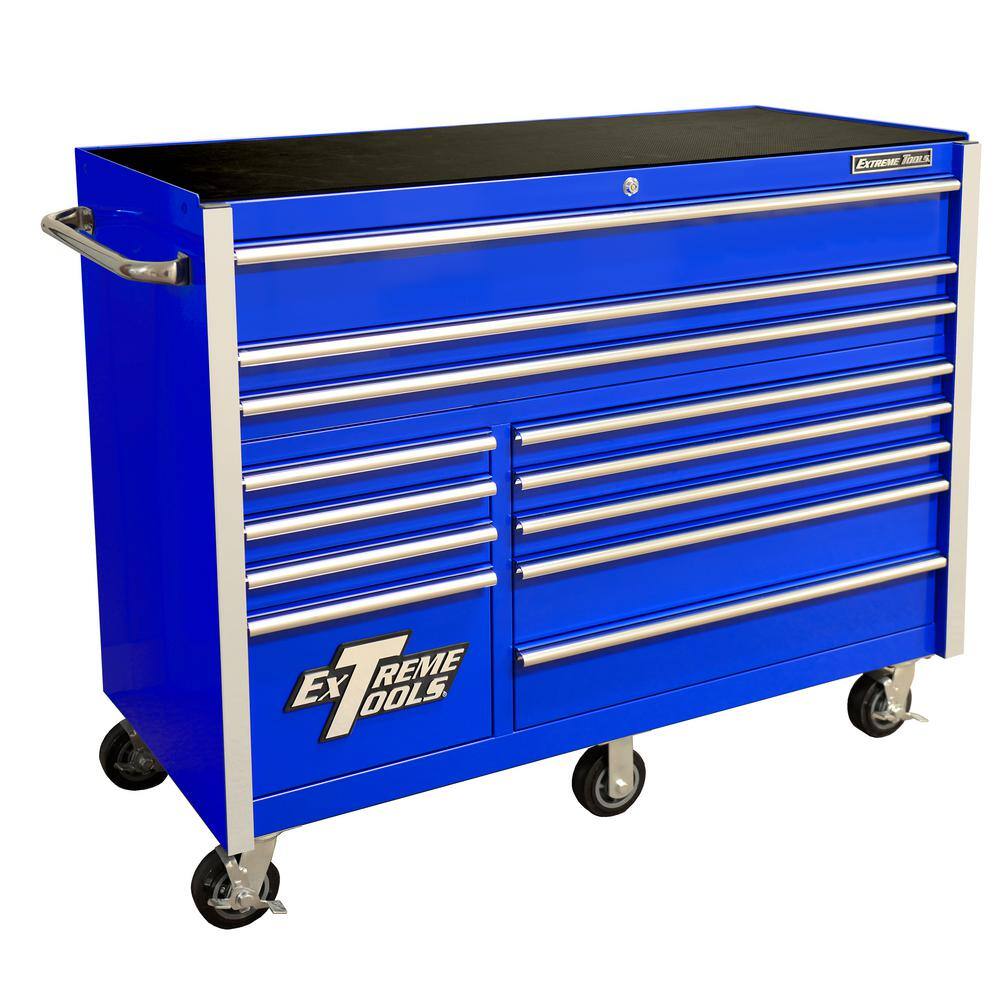 55-Inch 12-Drawer Roller Cabinet Tool Chest - Model THD552112RCBL
