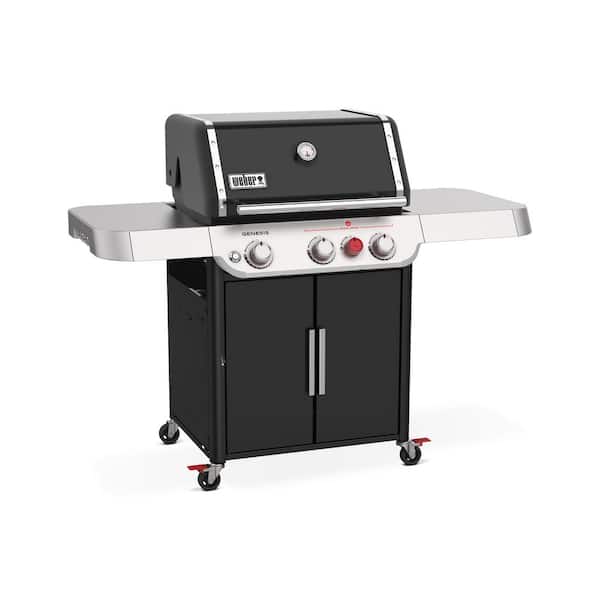 Genesis E - 325s 3 - Burner Propane Gas Grill in Black with Built - in Thermometer