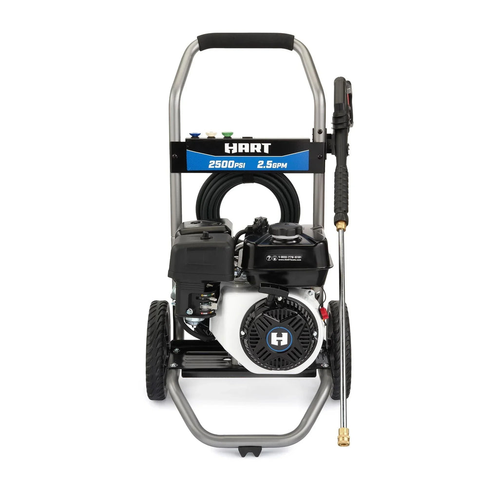 HART 2500PSI 2.5 GPM 212cc Cold Water Gas Pressure Washer