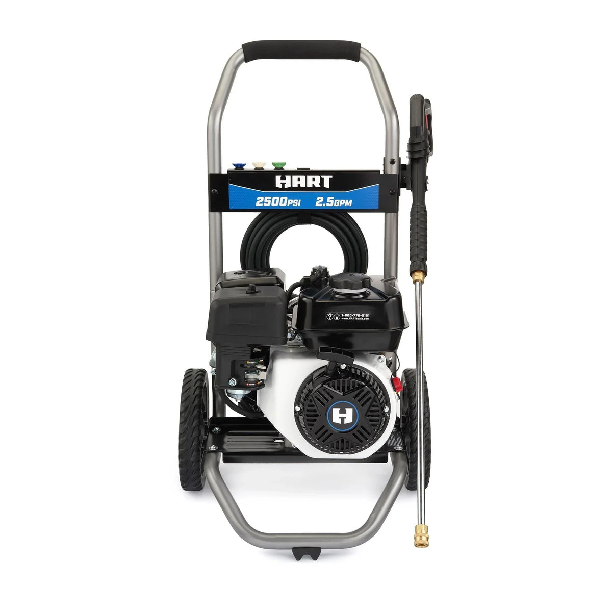 HART 2500PSI 2.5 GPM 212cc Cold Water Gas Pressure Washer