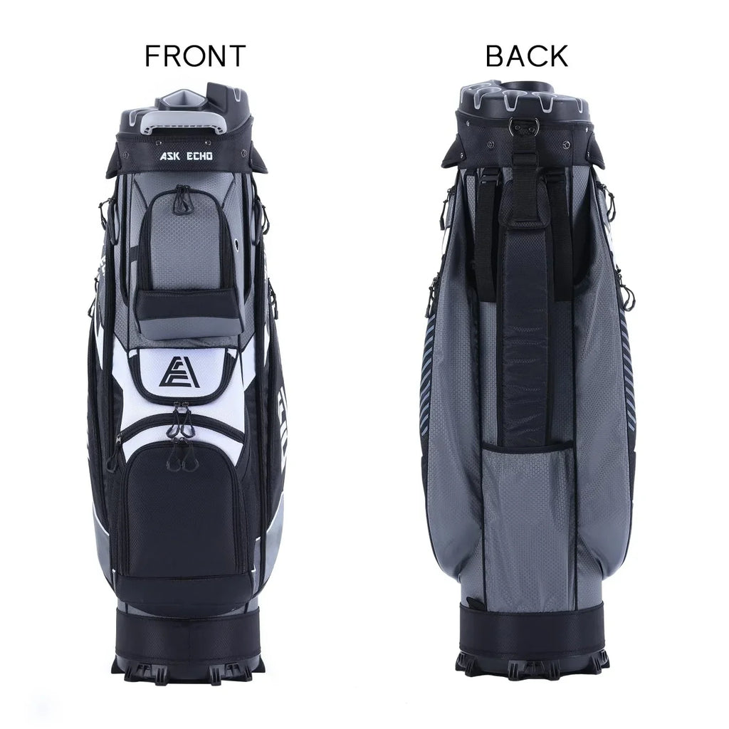 ASK ECHO T-Lock Golf Cart Bag with Handles and Rain Cover