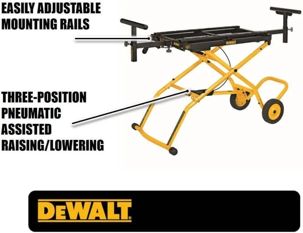 Miter Saw Stand with Wheels - Model DWX726