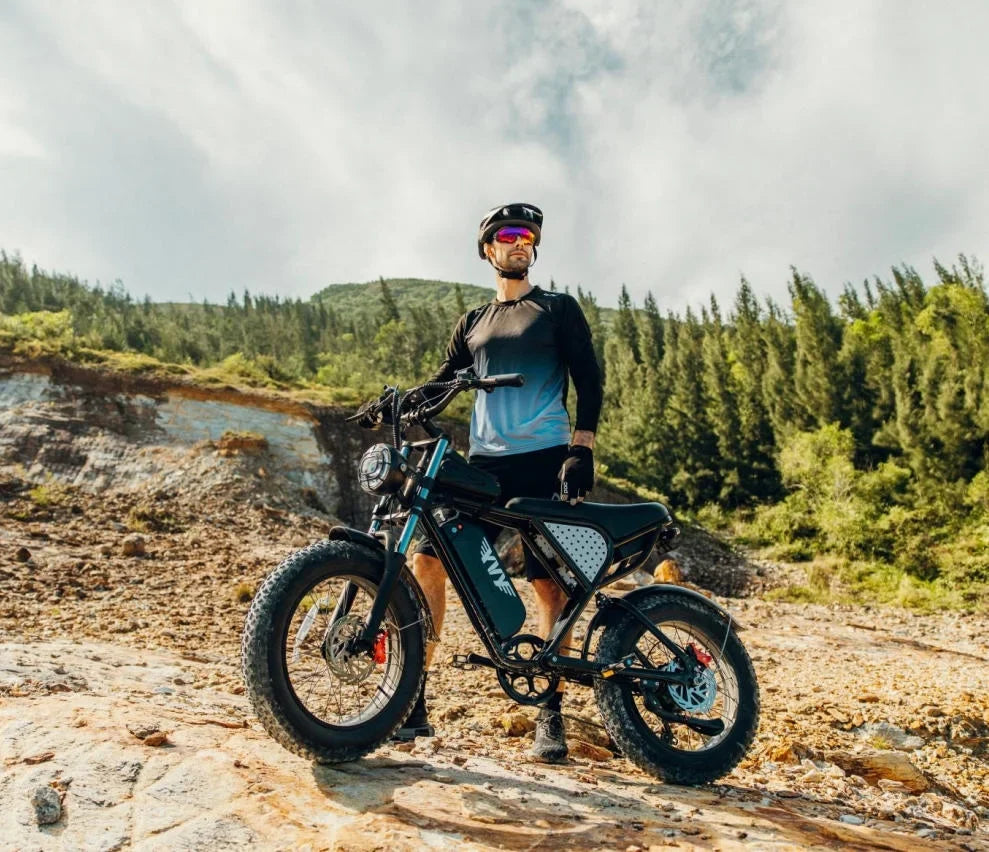 YVY 1500W Electric Bike for Adults, 33MPH 20'' Fat Tire Electric Motorcycle, 48V 20AH Removable Battery, 30 - 60