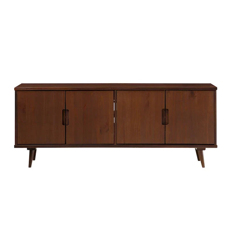 Mid-Century Modern Solid Wood TV Console by Middlebrook