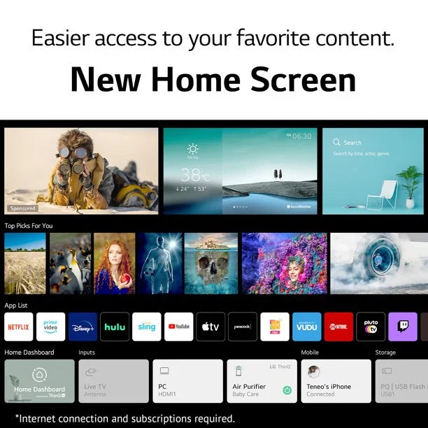 TCL 55" Class 4K Ultra HD 2160P Smart TV with HDR